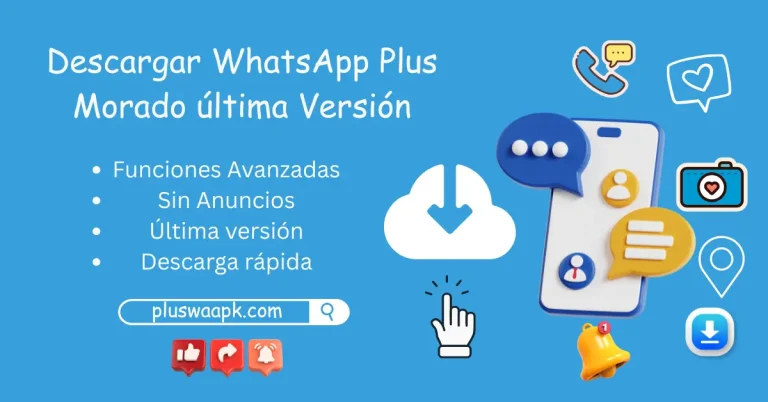 WhatsApp Plus Morado