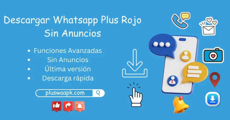 WhatsApp Plus Rojo