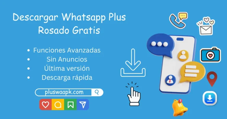 WhatsApp Plus Rosado